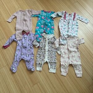 Bundle of baby sleepers